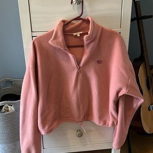 Levi’s Fleece Quarter Zip Sweater